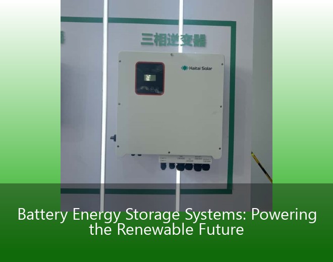 Battery Energy Storage Systems: Powering the Renewable Future